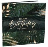 LIVRE D'OR "HAPPY BIRTHDAY TO YOU" JUNGLE 24x24 20 PAGES