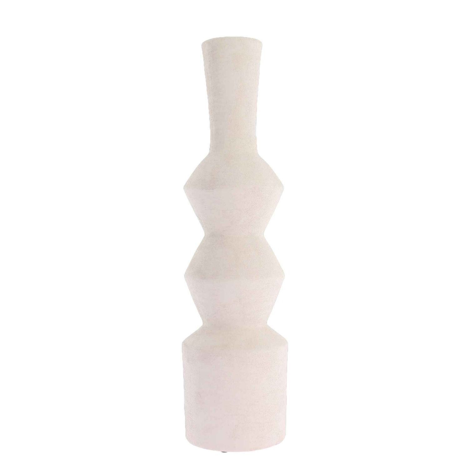 VASE SIENNA CERAMIQUE BLANC 15X60CM