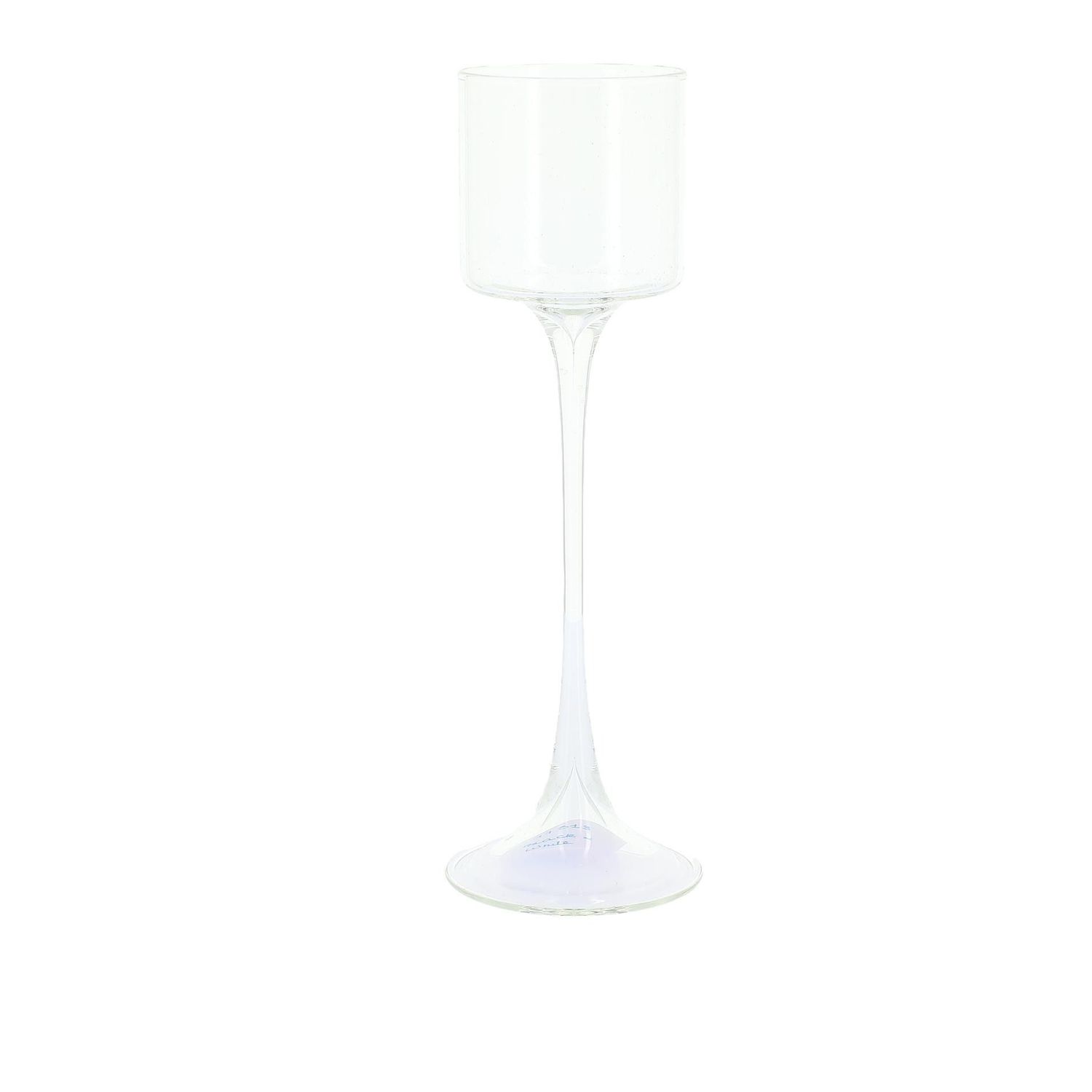 PHOTOPHORE HARMONIE VERRE TRANSPARENT 7X26CM