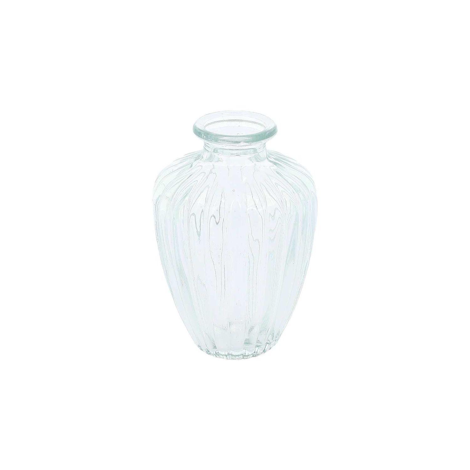 VASE JEANNE VERRE TRANSPARENT 7.5X10.5CM 180ML