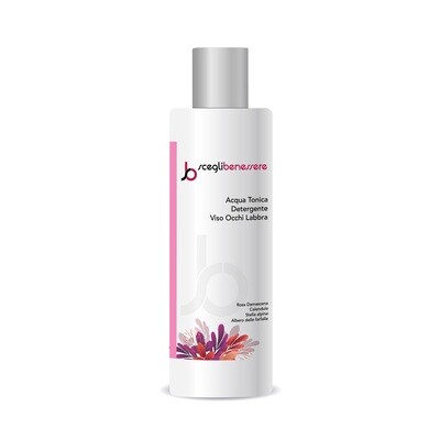 Acqua Tonica Detergente Viso Occhi Labbra