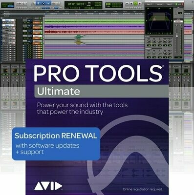 AVID PRO TOOLS Ultimate 1-Year Subscription update & support ESD