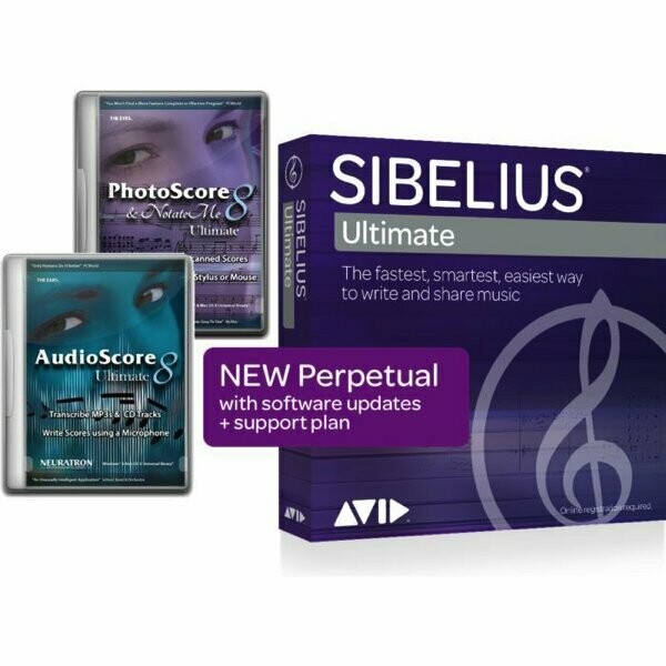 AVID SIBELIUS ULTIMATE PERMANENT- LICENCE ELECTRONIQUE w/Neuratron EDU