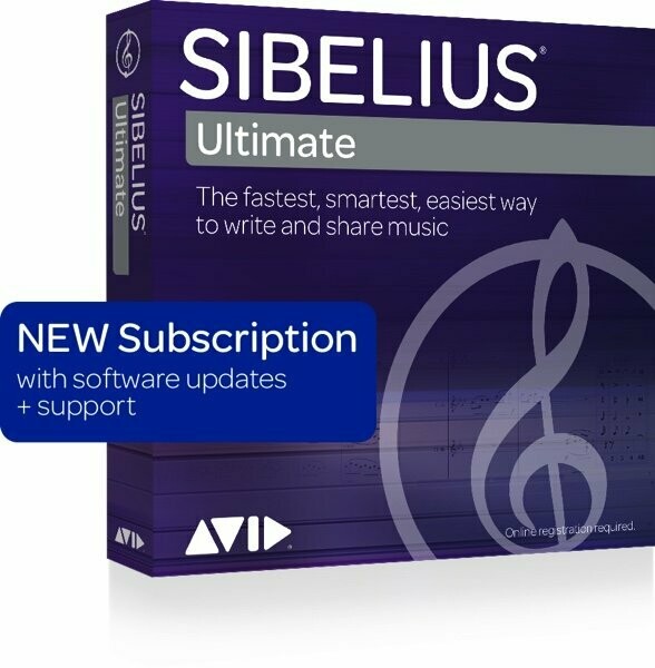 AVID SIBELIUS ULTIMATE - SOUSCRIPTION 1 AN NEW EDU