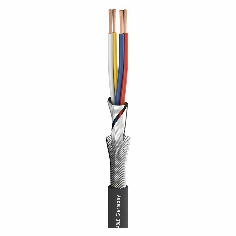 Câble micro ligne double blindage 4 Core au mètre.