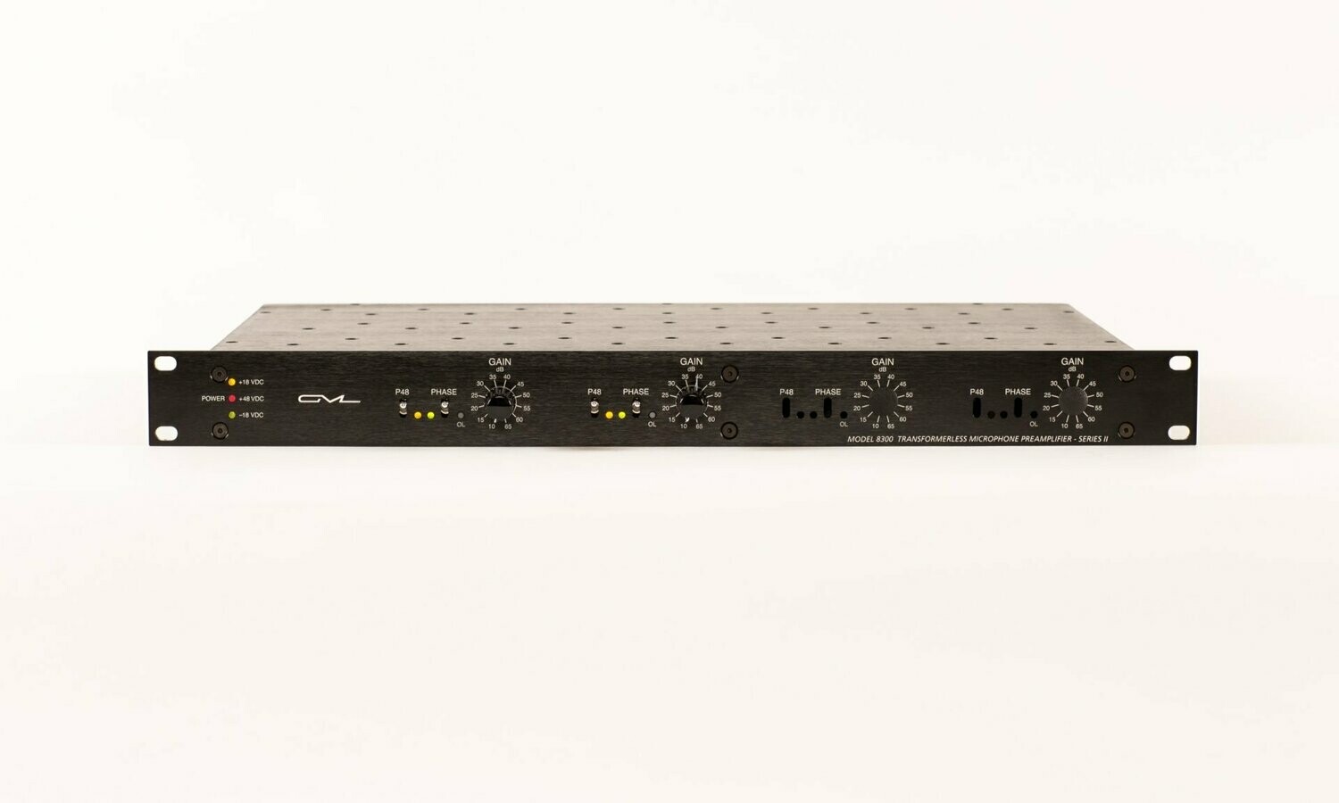 GML 8302 + PSU  Préampli micro 2 canaux sans transfos