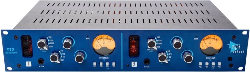 API T12 Double préampli micro à lampe