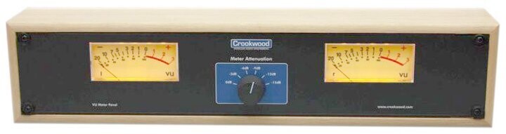 CROOKWOOD VU-mètres stéréo analogiques  2U