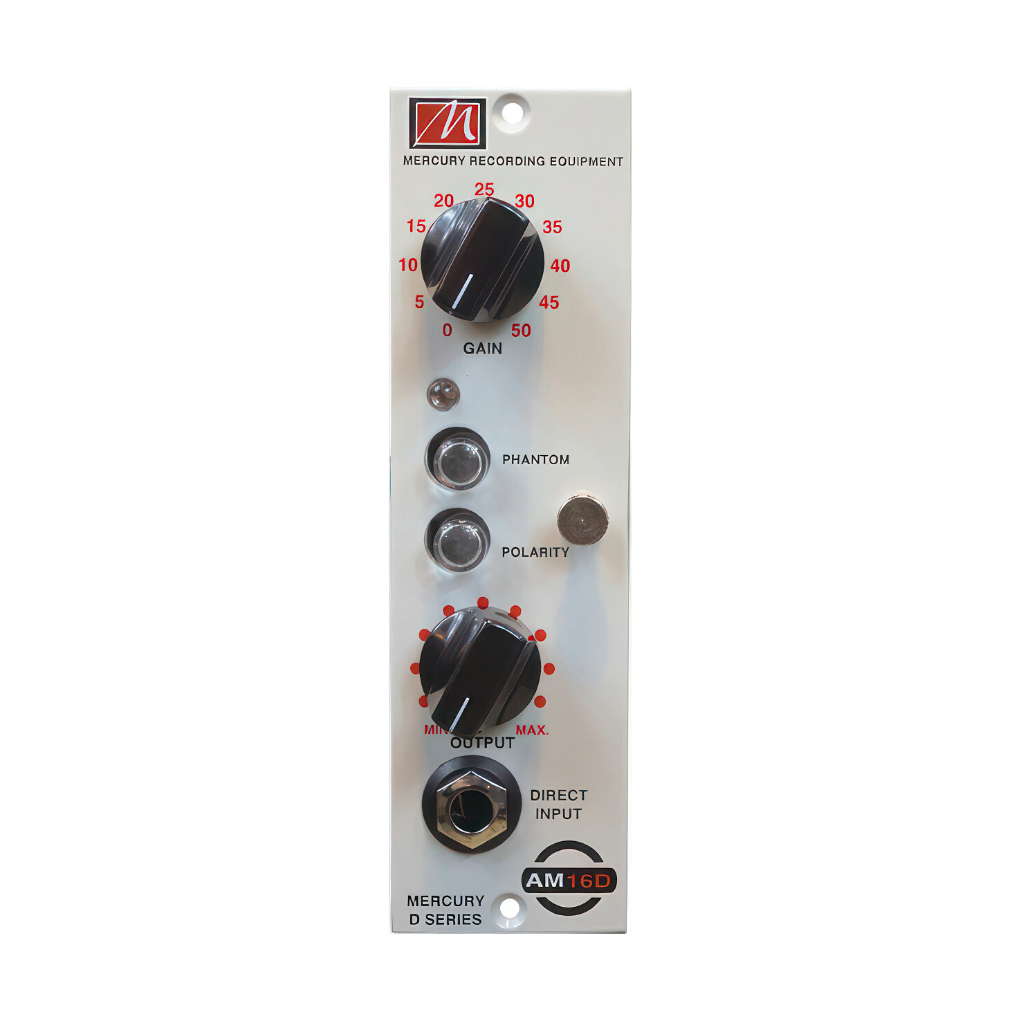 Mercury D Series AM16D 500 Series Microphone Preamplifier