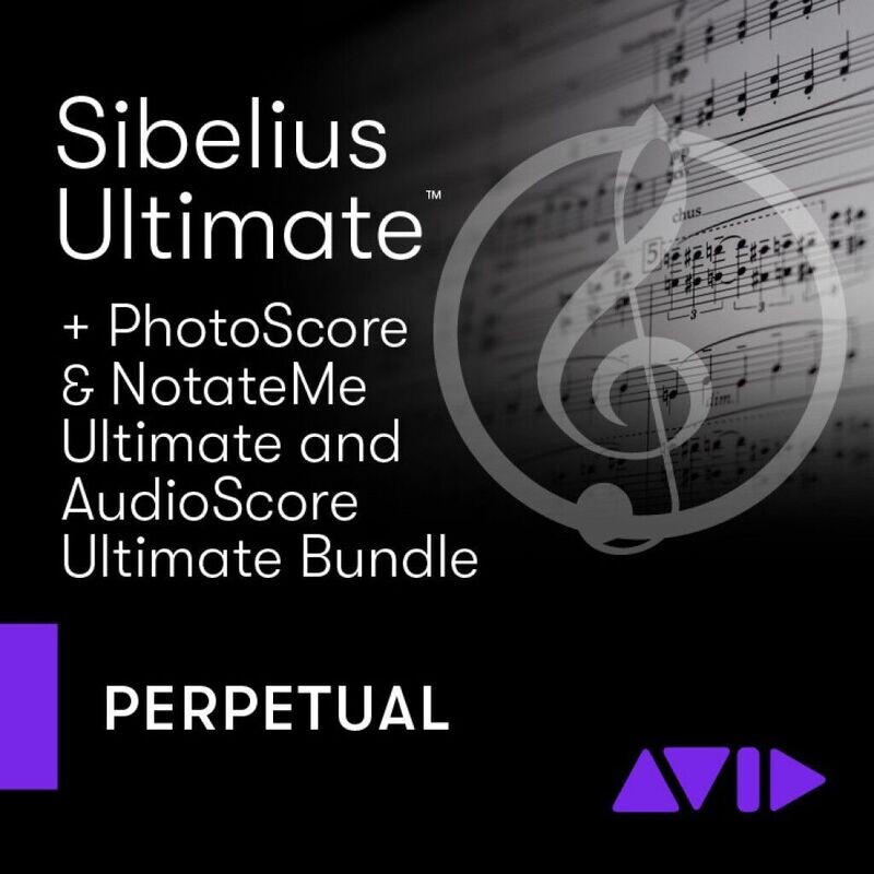 AVID SIBELIUS ULTIMATE PERMANENT- LICENCE ELECTRONIQUE w/Neuratron