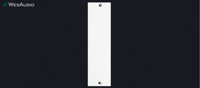 WESAUDIO TITAN Plaque de bouchage blanche