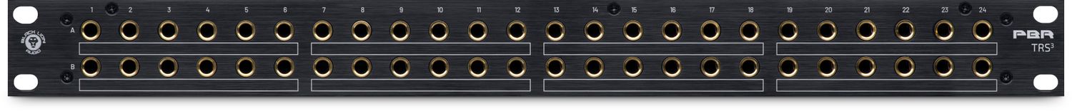 Black Lion Audio PBR-TRS3, baie de patch 46 points TRS