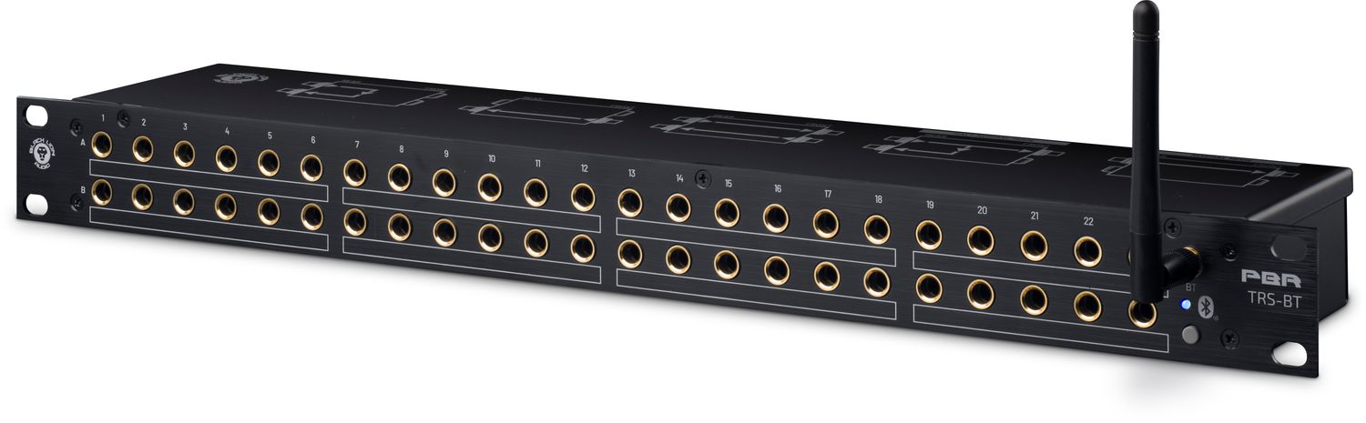 Black Lion Audio PBR-TRS BT, baie de patch 46 points TRS et Bluetooth
