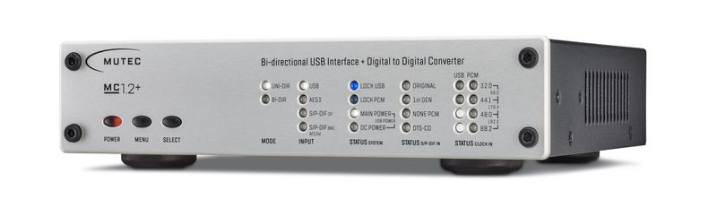 Mutec MC1.2+ Silver Convertisseur numérique-numérique bidirectionnel avec interface USB