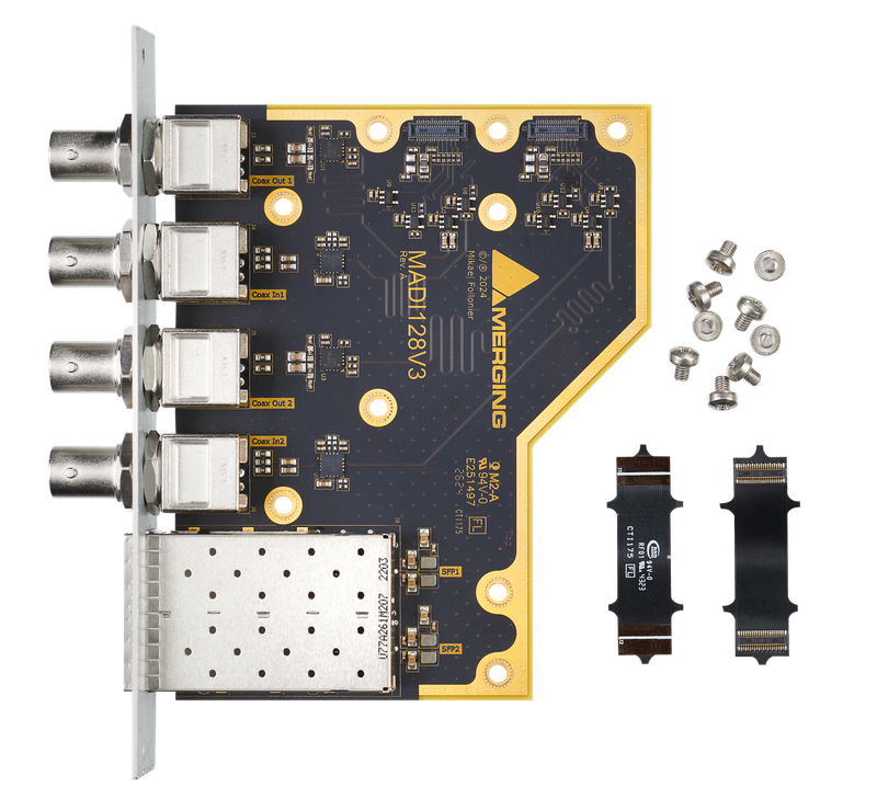 CARTE MERGING MADI128V3 Dante Ready™