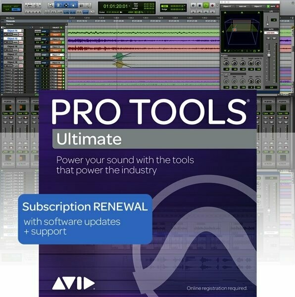 AVID PRO TOOLS Ultimate 1-Year Subscription update & support ESD
