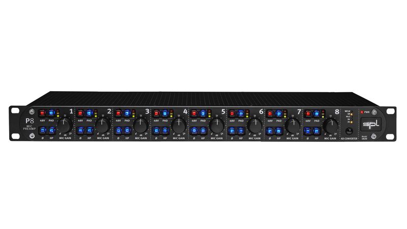 SPL P8 Préampli micro huit canaux