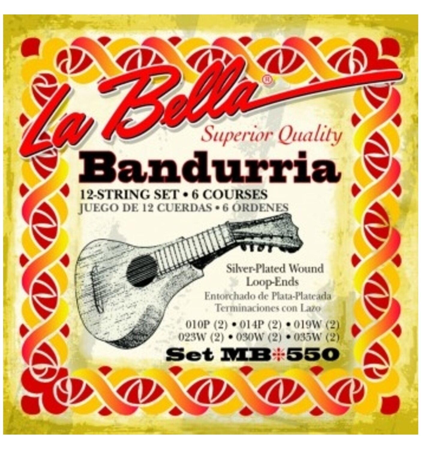 Cuerda "LA BELLA" BANDURRIA.JGO