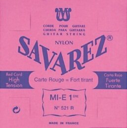 Cuerda "SAVAREZ" Carta Roja Juego