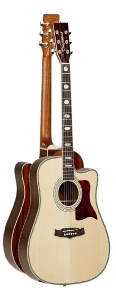 GUITARRA ACUSTICA TANGLEWOOD TW1000CE DREADNOUGHT CUTAWAY