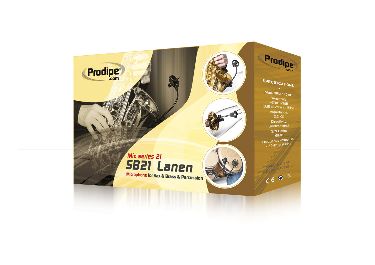 MICROFONO PARA INSTRUMENTOS DE VIENTO Y PERCUSION PRODIPE SB21