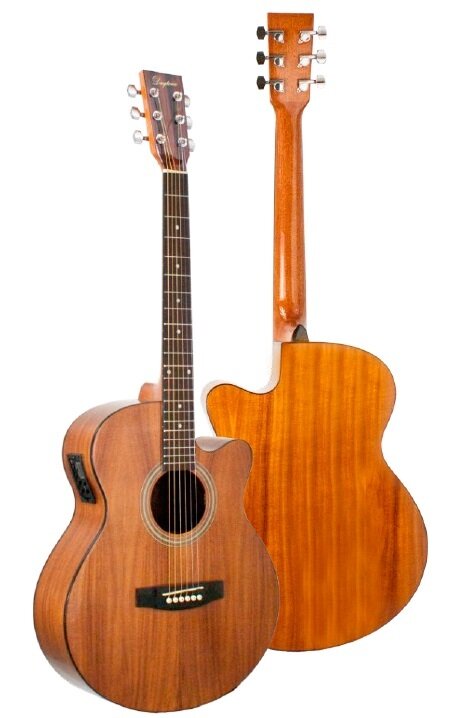 GUITARRA ACUSTICA DAYTONA A401CE MINI JUMBO KOA