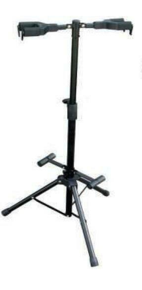 SOPORTE DE GUITARRA DE ACERO PARA DOS GUITARRAS ADMIRA GS041