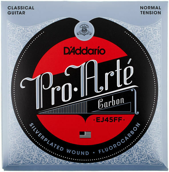 JUEGO DE CUERDAS PARA GUITARRA CLASICA D'ADDARIO EJ45FF CARBONO