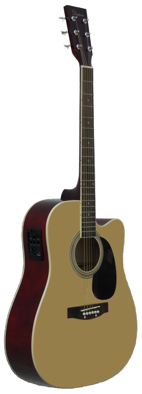 GUITARRA ACUSTICA DAYTONA A411CE ELECTRIFICADA NATURAL
