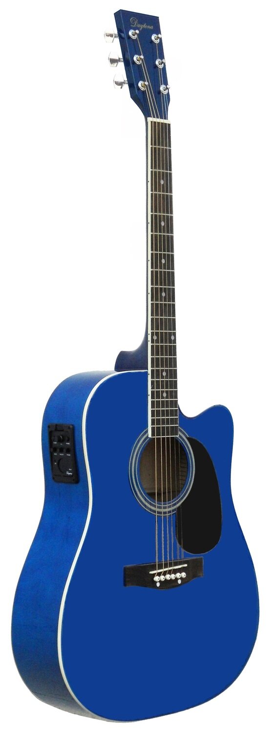 GUITARRA ACUSTICA DAYTONA A411CE ELECTRIFICADA AZUL