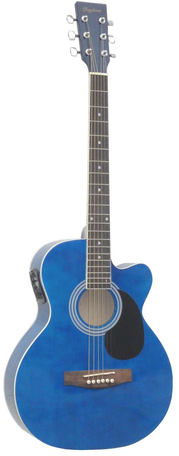 GUITARRA ACUSTICA ELECTRIFICADA DAYTONA A401CEBL AZUL