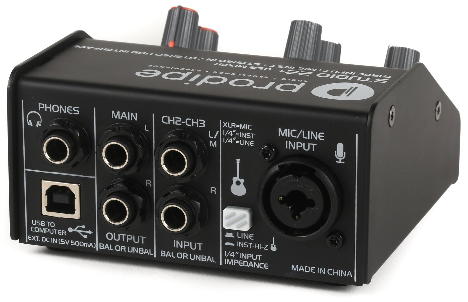 TARJETA DE SONIDO PRODIPE STUDIO 22 PLUS