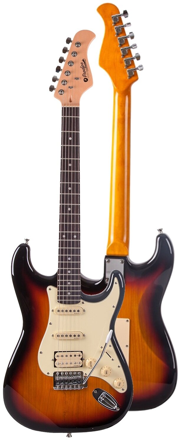 GUITARRA ELECTRICA PRODIPE SERIE ST83-RA STRATOCASTER SUNBURST