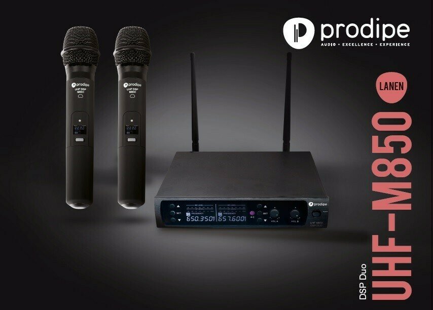 PRODIPE MICROFONO INALAMBRICO M850 DUO