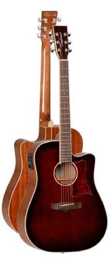 GUITARRA ACUSTICA TANGLEWOOD TW5WB DREADNOUGHT CUTAWAY WHISKY BARREL