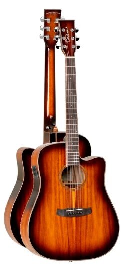 GUITARRA ACUSTICA TANGLEWOOD TW5KOA DREADNOUGHT CUTAWAY