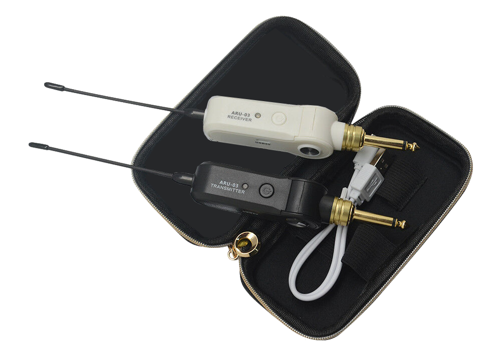 TRANSMISOR INALAMBRICO PARA GUITARRA Y BAJO EK AUDIO ARU-03