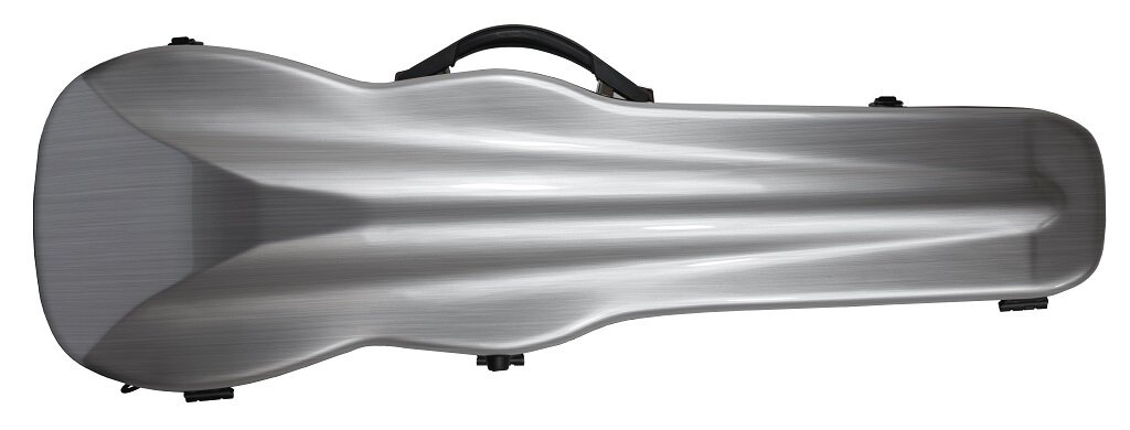 ESTUCHE DE VIOLIN AMADEUS DE FIBRA GRIS PLATA 4/4