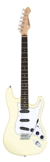 GUITARRA ARIA STG003SPLVW BLANCO VINTAGE TIPO STRATOCASTER