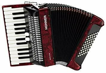 ACORDEON HOHNER BRAVO II 48 ROJO