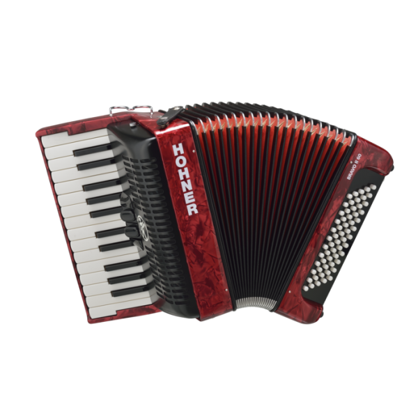 ACORDEON HOHNER BRAVO II 60 ROJO