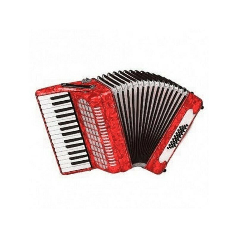 ACORDEON ESTRELLA 30/32 ROJO