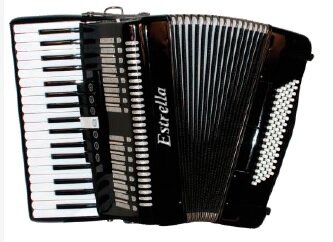 ACORDEON ESTRELLA 37/80 NEGRO