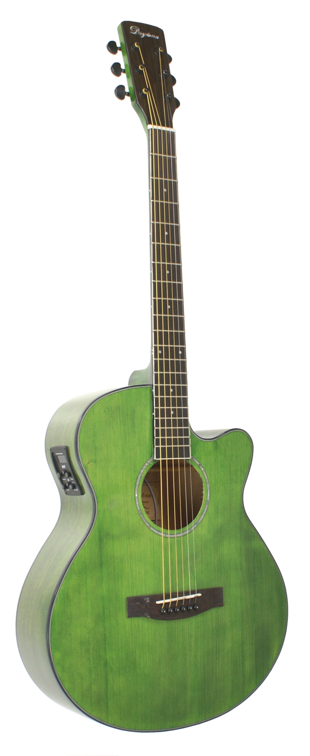 GUITARRA ACUSTICA DAYTONA MINI JUMBO VERDE