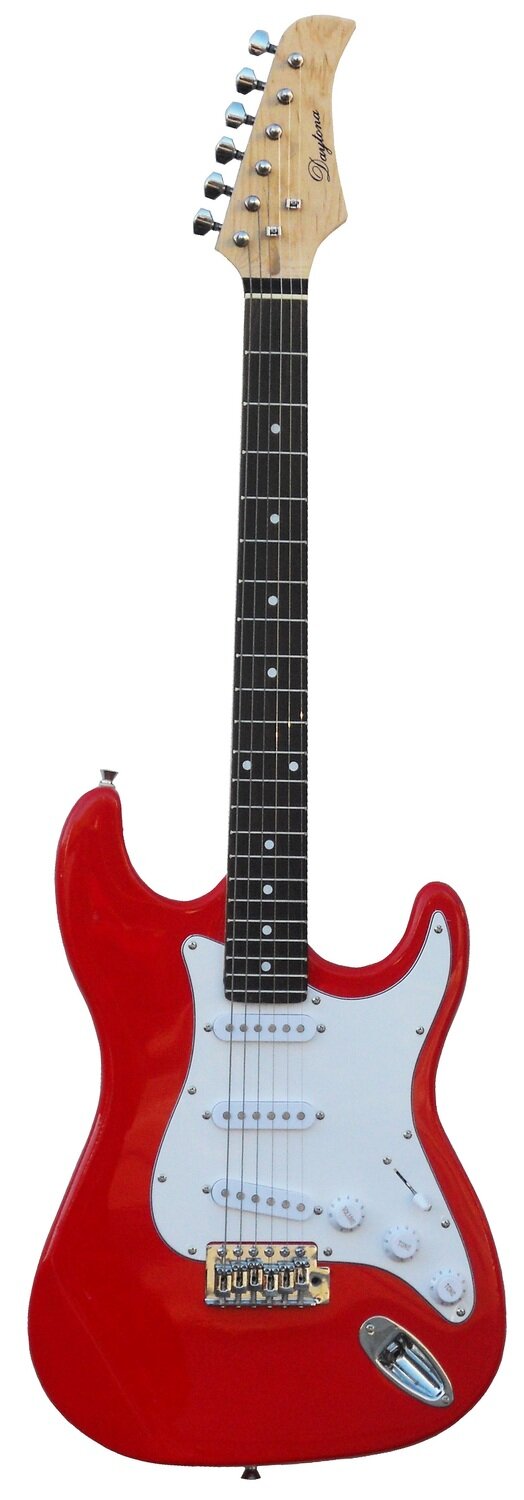GUITARRA ELECTRICA DAYTONA TIPO STRATOCASTER ST-309 ROJA