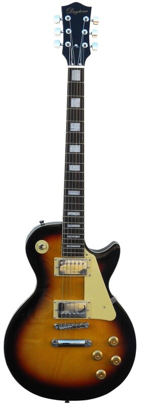 GUITARRA ELECTRICA TIPO LES PAUL DAYTONA LP02BK SOMBREADA