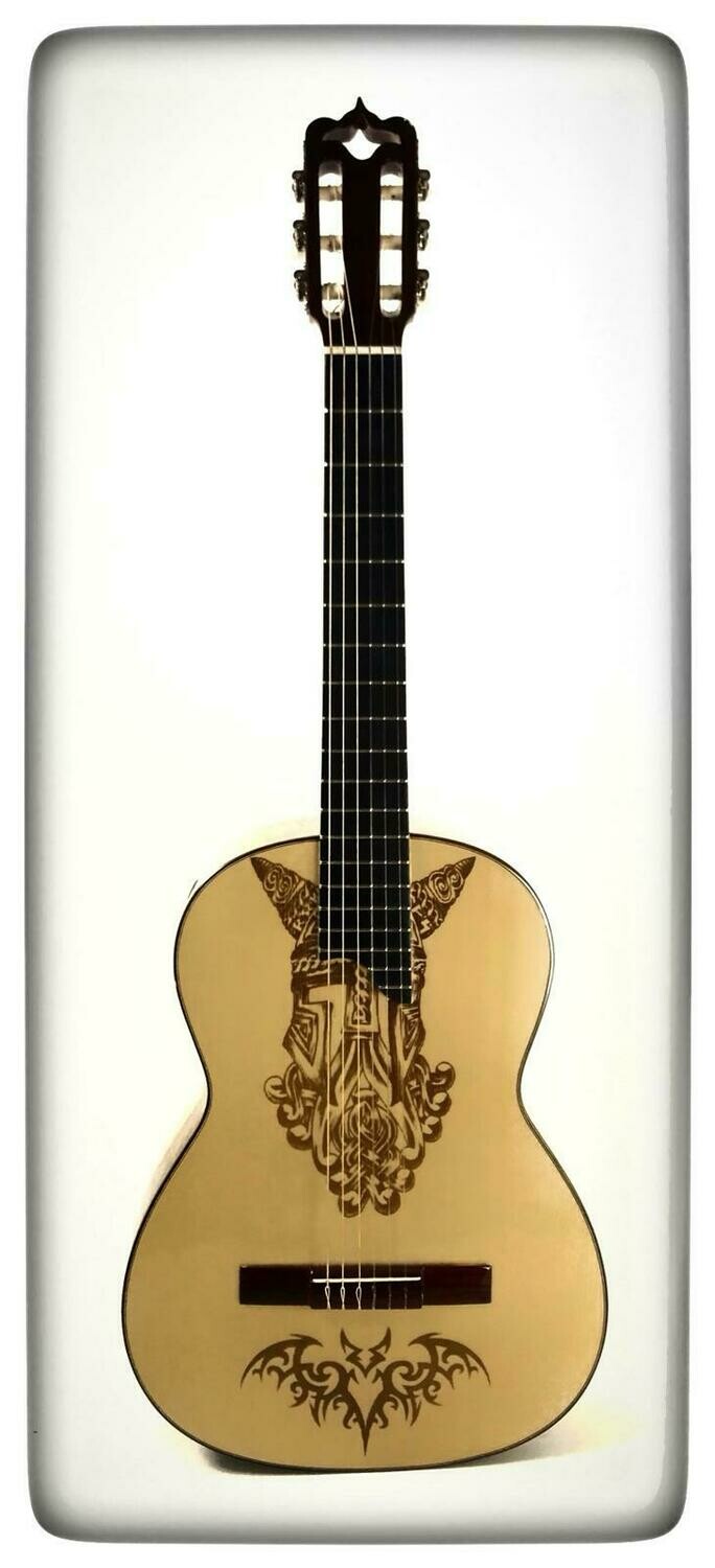 Guitarra artesana hechas a mano,Vikingo