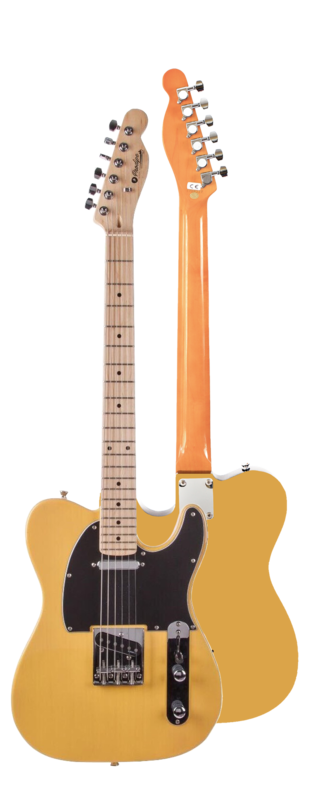 GUITARRA ELECTRICA PRODIPE SERIE TC80-MA TELECASTER BUTTERSCOTCH