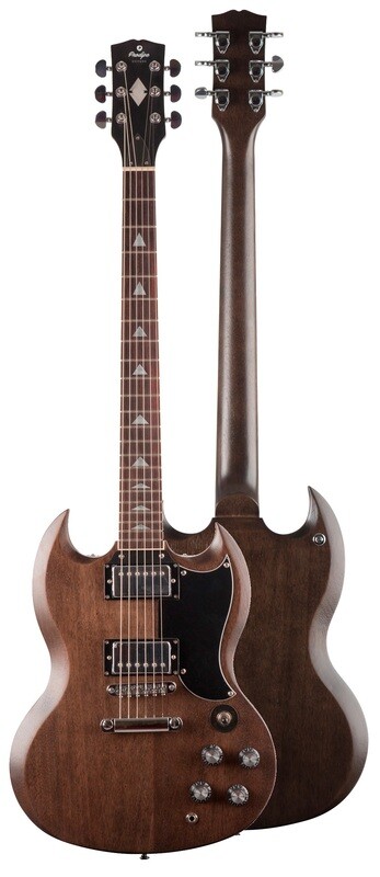 GUITARRA ELECTRICA SERIE SG300 DE PRODIPE MARRON