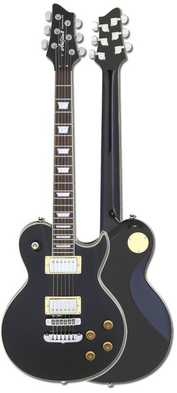 GUITARRA ELECTRICA ARIA PE-350 TIPO LES PAUL NEGRA